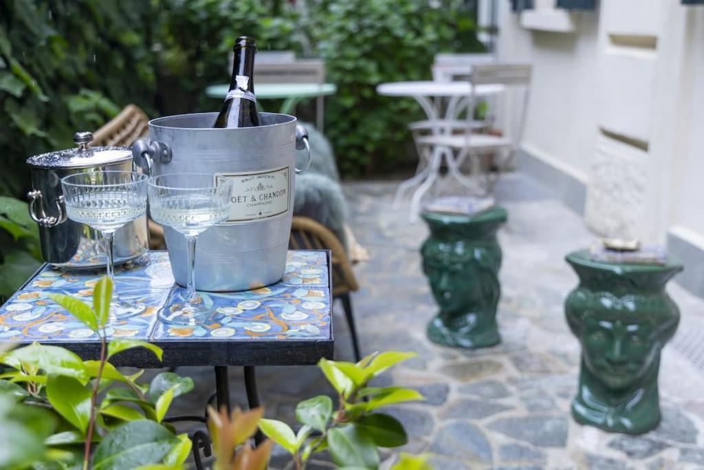 Luxury Bohemian Suite With Private Garden In Milan Bagian luar foto